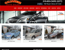 Tablet Screenshot of calianeseautosales.com
